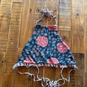 Stone Cold Fox + beach riot halter bikini top